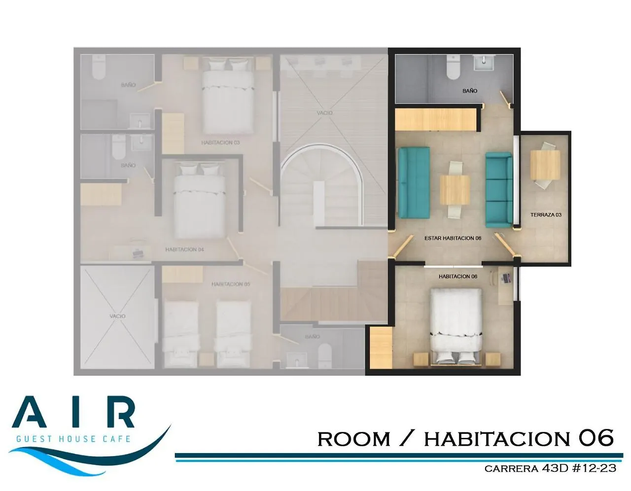 Air Guest House Medellin 3*,